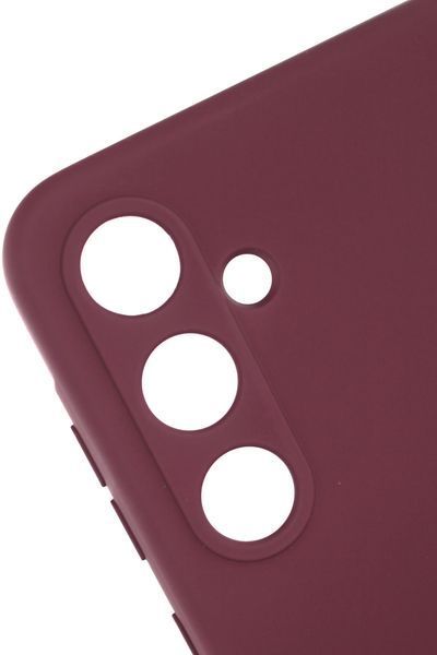 Силиконовый чехол для Samsung M35 5G (M356) бордовый Soft Silicone Case Full (бампер) 2371559550 фото
