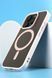 Прозрачный чехол для iPhone 15 Pro з MagSafe Color черный (TPU+PC) id_17384 фото 5