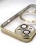 Чохол для iPhone 15 з MagSafe Metallic (TPU+PC) золотий 2231467203 фото 2