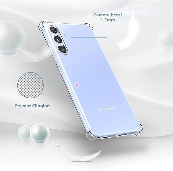 Прозрачный чехол для Samsung A24 (A245) ударопрочный силиконовый Shockproof (бампер) 1981307122 фото