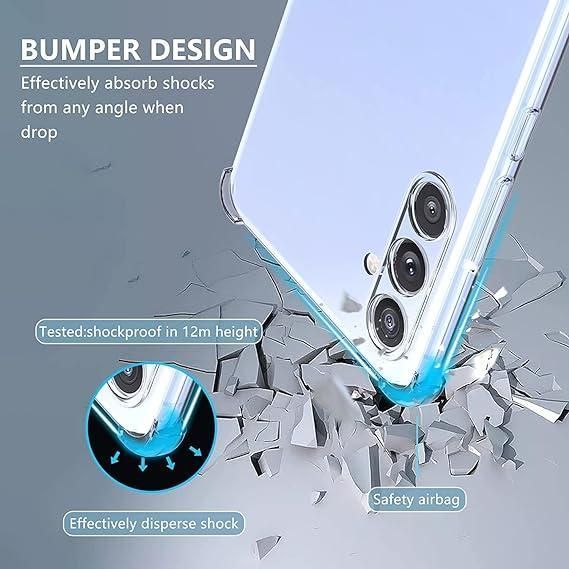 Прозрачный чехол для Samsung A24 (A245) ударопрочный силиконовый Shockproof (бампер) 1981307122 фото