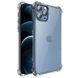 Прозрачный чехол для iPhone 13 Pro Max ударопрочный силиконовый Shockproof (бампер) 1518688175 фото 1