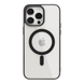 Прозрачный чехол для iPhone 15 Pro з MagSafe Color черный (TPU+PC) id_17384 фото 1