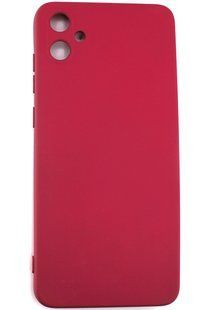 Силіконовий чохол для Samsung A05 (A055) малиновий Soft Silicone Case Full (бампер) 2561610545 фото