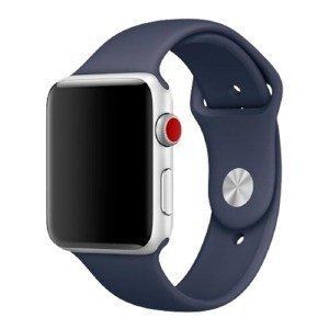 Ремінець для Apple Watch 40mm силіконовий темно синій (M L) 1981306922 фото