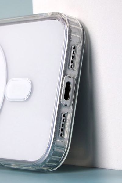 Прозорий чохол для iPhone 18 Pro Max з MagSafe (TPU+PC) id_21862 фото