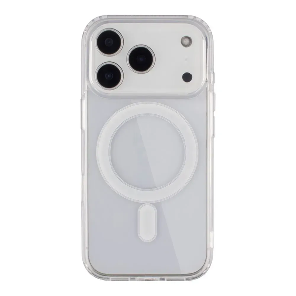 Прозорий чохол для iPhone 18 Pro Max з MagSafe (TPU+PC) id_21862 фото