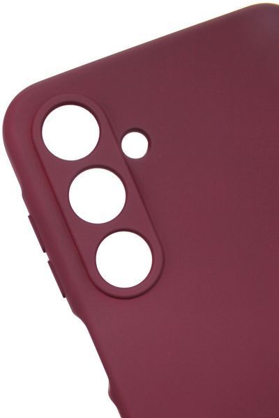 Силиконовый чехол для Samsung A18 (A185) бордовый Soft Silicone Case Full (бампер) id_20327 фото