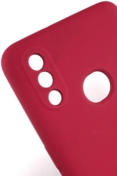 Силіконовий чохол для Samsung A10s (A107) малиновий Soft Silicone Case Full (бампер) 2396082613 фото