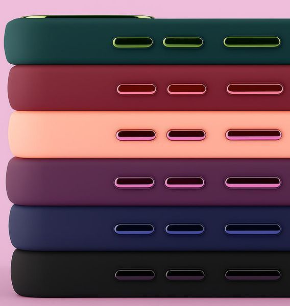 Чохол для iPhone 14 Pro з Magsafe Colourful темно фіолетовий id_16213 фото