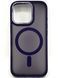 Чохол для iPhone 14 Pro з Magsafe Colourful темно фіолетовий id_16213 фото 1