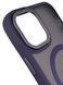 Чохол для iPhone 14 Pro з Magsafe Colourful темно фіолетовий id_16213 фото 2