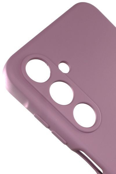 Силиконовый чехол для Samsung A18 (A185) лавандовый Soft Silicone Case Full (бампер) id_20328 фото