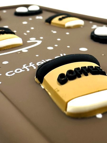 Силиконовый чехол для Samsung A12 / M12 (A125 / M127) коричневый 3D Coffee-n-Sweets (бампер) id_16067 фото