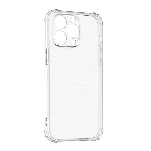 Прозрачный чехол для iPhone 15 Pro ударопрочный силиконовый Shockproof (бампер) 2396082614 фото
