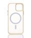 Чохол для iPhone 14 Pro матовий з Magsafe кремовий Matte id_21166 фото 2