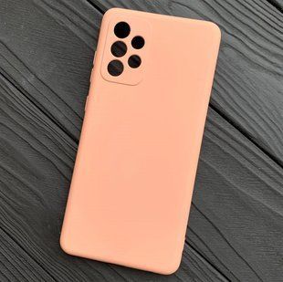 Силиконовый чехол для Samsung A72 / A72 5G (A725 / A726) пудровый Soft Silicone Case Full (бампер) 1518687194 фото