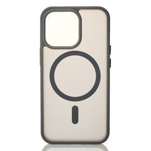Чохол для iPhone 14 Pro матовий з Magsafe сірий Matte id_21167 фото