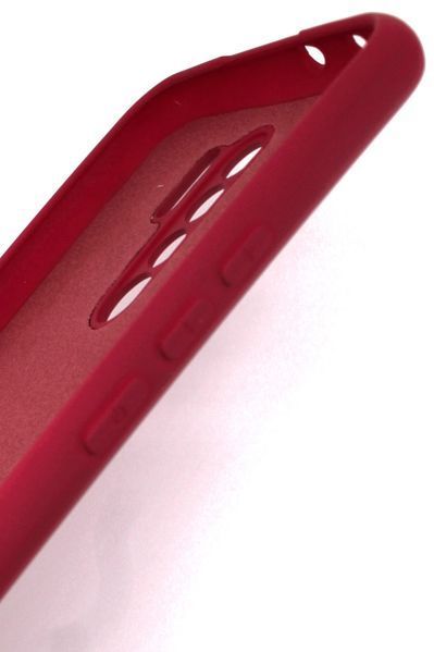 Силіконовий чохол для Xiaomi Redmi 9 малиновий Soft Silicone Case Full (бампер) 2605583060 фото