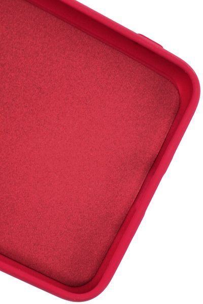 Силіконовий чохол для Xiaomi Redmi 9 малиновий Soft Silicone Case Full (бампер) 2605583060 фото