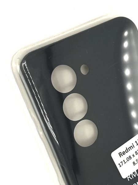 Силиконовый чехол для Xiaomi Redmi 15 черный Soft Silicone Case Full (бампер) id_16318 фото