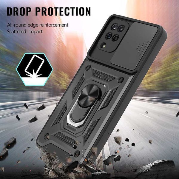 Противоударный чехол для Xiaomi Redmi Note 11 Pro / Note 12 Pro 4G с защитой камеры Defender (черный) 1874147091 фото