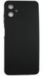 Силиконовый чехол для Samsung A07 (A075) черный Soft Silicone Case Full (бампер)