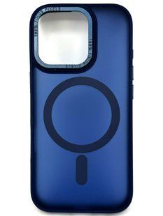 Чехол для iPhone 14 Pro Max с Magsafe Colourful синий id_16216 фото