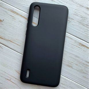 Силиконовый чехол для Xiaomi Mi 9 Lite черный Soft Silicone Case Full (бампер) 1518686398 фото