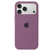 Силіконовий чохол для iPhone 17 Pro з закритим низом Silicone Case лавандовий Blackcurrant 68 (бампер) id_17953 фото 1