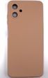 Силиконовый чехол для Samsung A07 (A075) пудровый Soft Silicone Case Full (бампер)