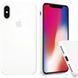 Силіконовий чохол для iPhone X / XS (10) з закритим низом білий White 9 Silicone Case (бампер) id_18281 фото 1