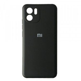 Силиконовый чехол для Xiaomi Redmi A1 / A2 черный Soft Silicone Case (бампер) 1843206546 фото