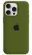 Силіконовий чохол для iPhone 15 Pro з закритим низом Silicone Case Хакі Virid 48 (бампер) 2506400567 фото 1