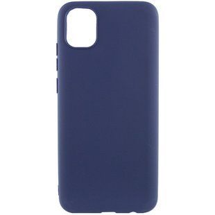 Матовий чохол для Samsung A04 (A045) темно синій Candy Matte (бампер) 1835175358 фото