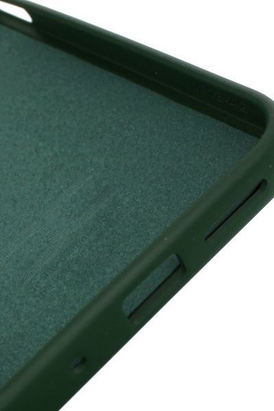 Силиконовый чехол для Xiaomi Redmi 13 / Poco M6 4G темно зеленый Soft Silicone Case Full (бампер) 2396558266 фото