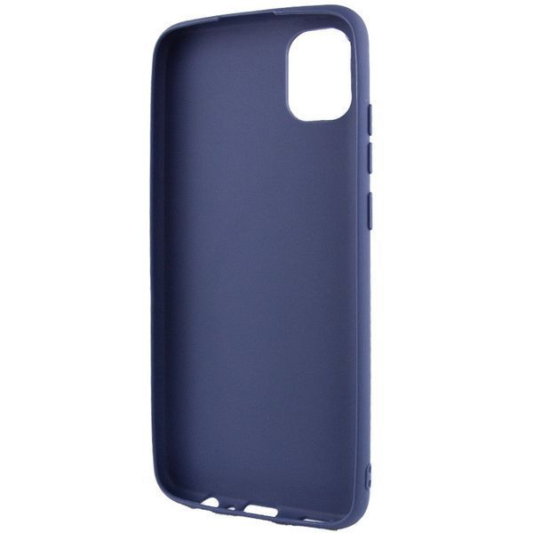 Матовий чохол для Samsung A04 (A045) темно синій Candy Matte (бампер) 1835175358 фото
