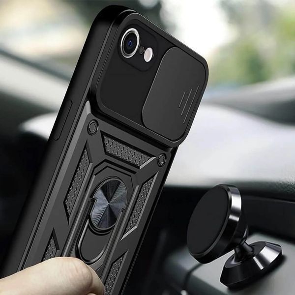 Протиударний чохол для iPhone 17 з захистом камери Defender (чорний) id_21787 фото