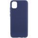 Матовий чохол для Samsung A04 (A045) темно синій Candy Matte (бампер) 1835175358 фото 1