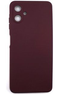 Силіконовий чохол для Samsung A07 (A075) бордовий Soft Silicone Case Full (бампер) 2733318301 фото