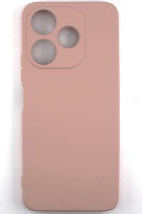 Силиконовый чехол для Xiaomi Redmi 13 / Poco M6 4G пудровый Soft Silicone Case Full (бампер) 2396558267 фото
