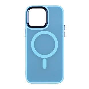 Чохол для iPhone 11 з Magsafe Colourful блакитний id_17499 фото