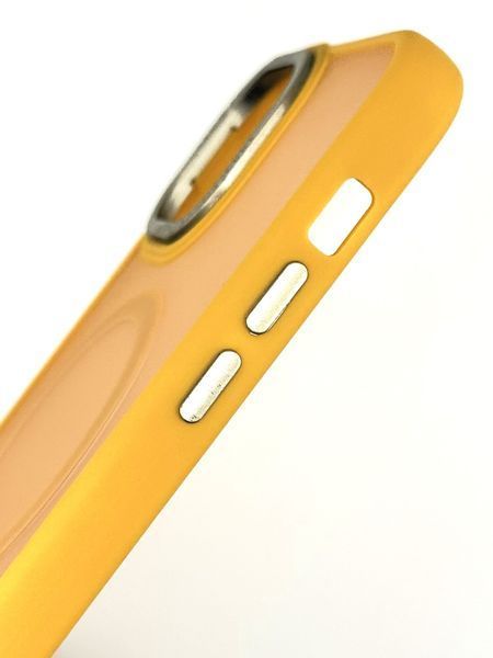 Чохол для iPhone 15 з Magsafe Colourful жовтий id_16220 фото