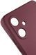 Силиконовый чехол для Samsung A07 (A075) бордовый Soft Silicone Case Full (бампер) 2733318301 фото 3