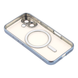 Чехол для iPhone 16 с MagSafe Metallic (TPU+PC) голубой id_17395 фото 4