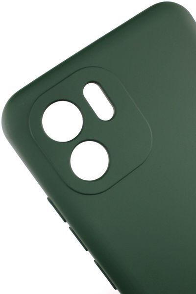 Силиконовый чехол для Xiaomi Redmi A1 / A2 темно зеленый Soft Silicone Case Full (бампер) 1843206529 фото
