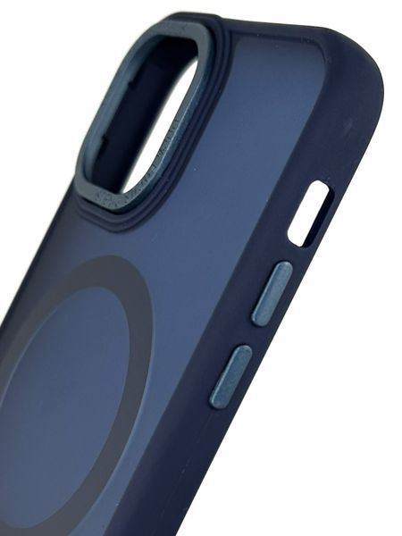 Чохол для iPhone 15 з Magsafe Colourful синій id_16221 фото