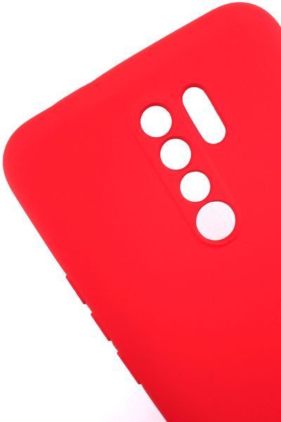 Силіконовий чохол для Xiaomi Redmi 9 червоний Soft Silicone Case Full (бампер) 1518686405 фото