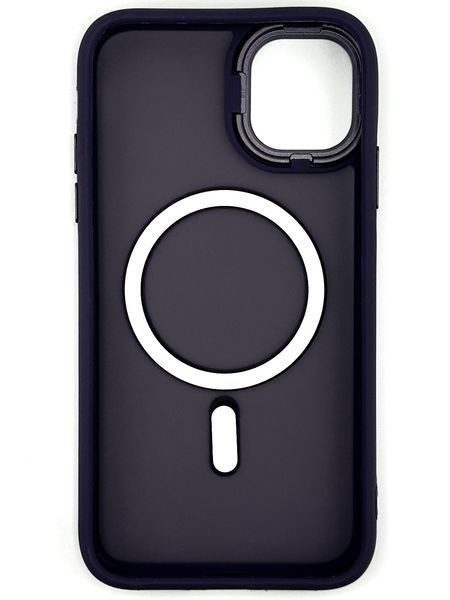 Чохол для iPhone 15 з Magsafe Colourful темно фіолетовий id_16222 фото