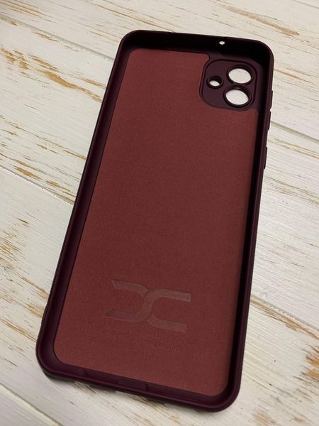 Силіконовий чохол для Samsung A04 (A045) бордовий Soft Silicone Case Full (бампер) 1734451748 фото